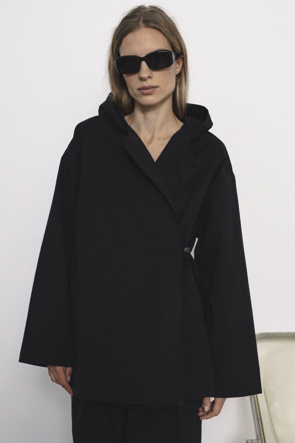 Women's clothing fashion. Ada jacket from unlabel f/w 25'26 collection. Minimalist style, modern design, premium quality womenswear. Made in Lithuania.