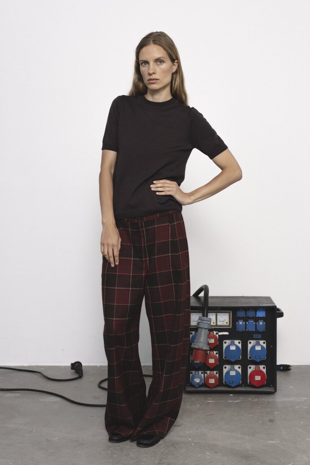 Women's clothing fashion. Chloe7 top from unlabel f/w 25'26 collection. Minimalist style, modern design, premium quality womenswear. Made in Lithuania.