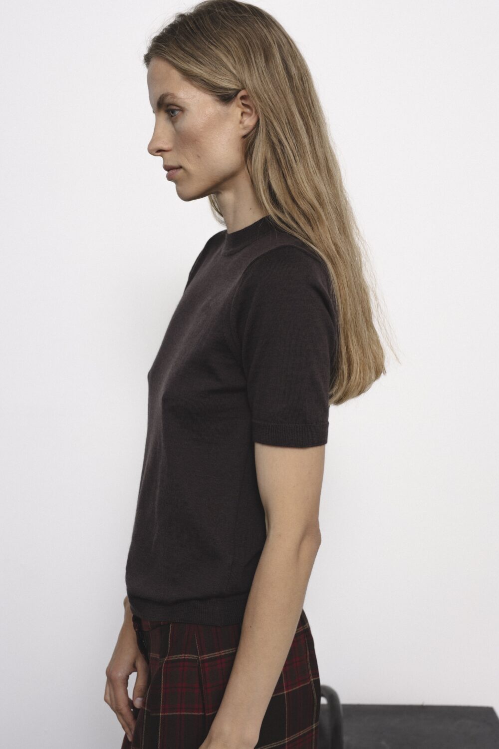 Women's clothing fashion. Chloe7 top from unlabel f/w 25'26 collection. Minimalist style, modern design, premium quality womenswear. Made in Lithuania.