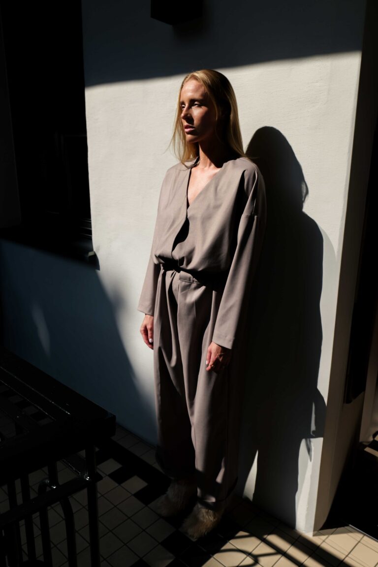 Women's clothing fashion. P1302658 from unlabel f/w 25'26 collection. Minimalist style, modern design, premium quality womenswear. Made in Lithuania.