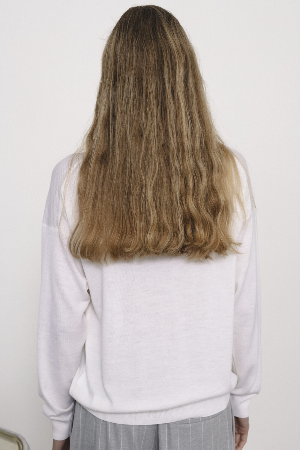 Women's clothing fashion. Viola sweater from unlabel f/w 25'26 collection. Minimalist style, modern design, premium quality womenswear. Made in Lithuania.