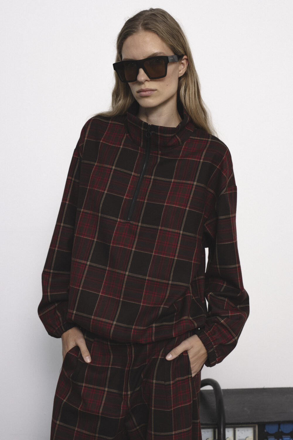 Women's clothing fashion. Blair top from unlabel f/w 25'26 collection. Minimalist style, modern design, premium quality womenswear. Made in Lithuania.