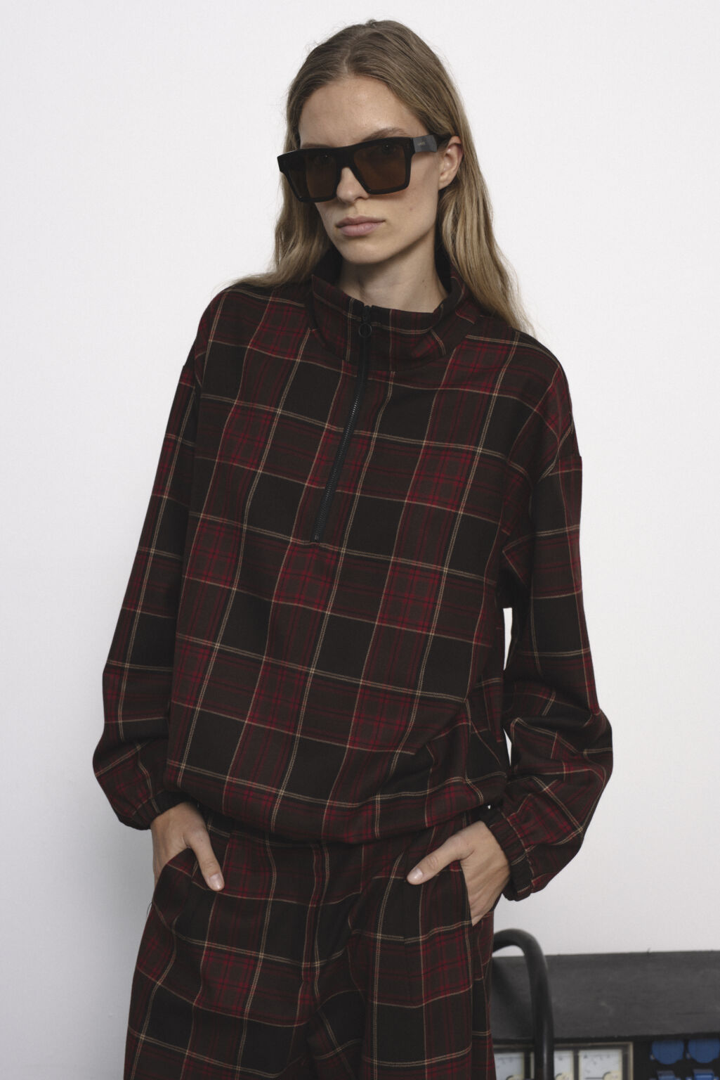 Women's clothing fashion. Blair top from unlabel f/w 25'26 collection. Minimalist style, modern design, premium quality womenswear. Made in Lithuania.