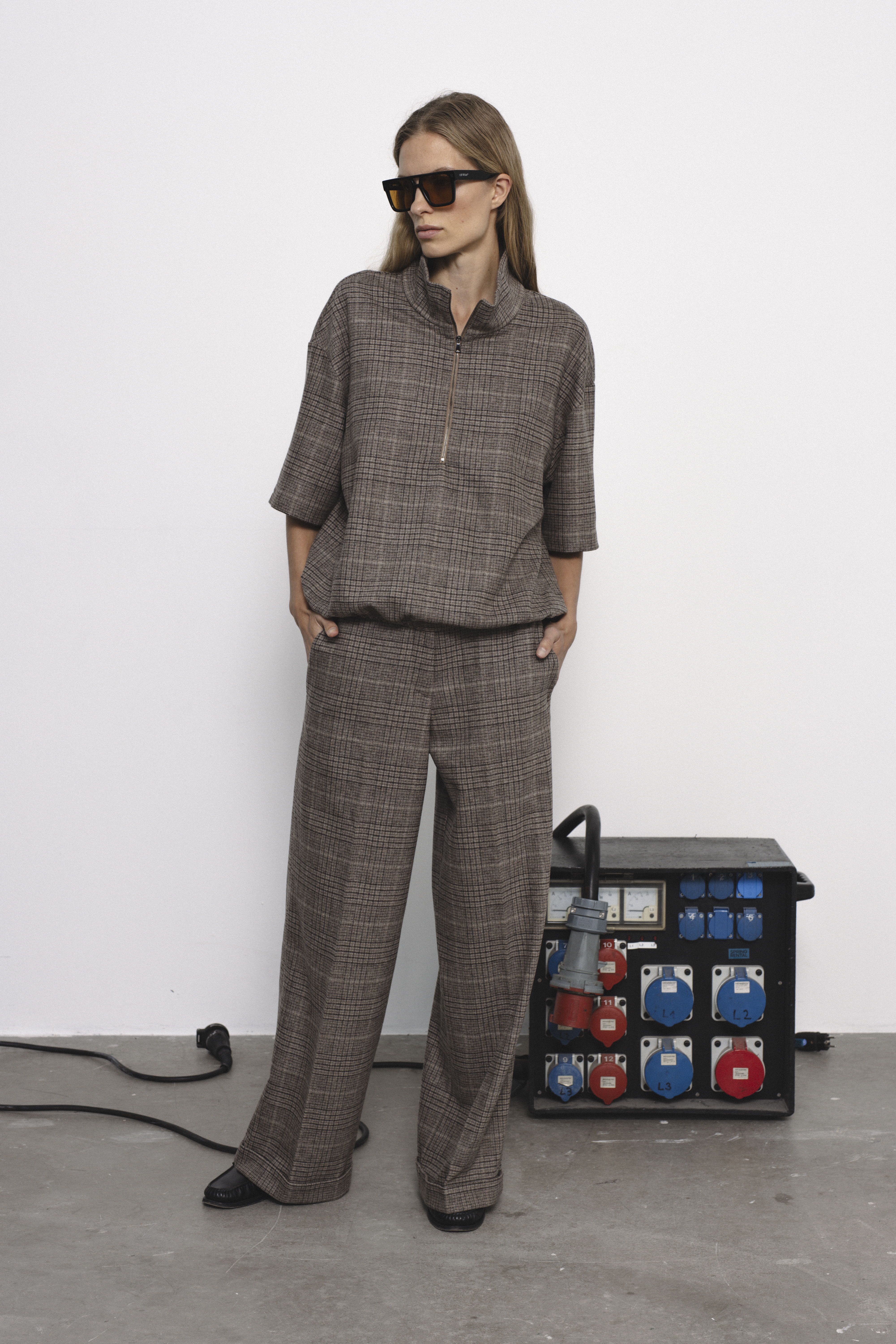 Lia top | unlabel Women's clothing fashion. Lia top from unlabel f/w 25'26 collection. Minimalist style, modern design, premium quality womenswear. Made in Lithuania.