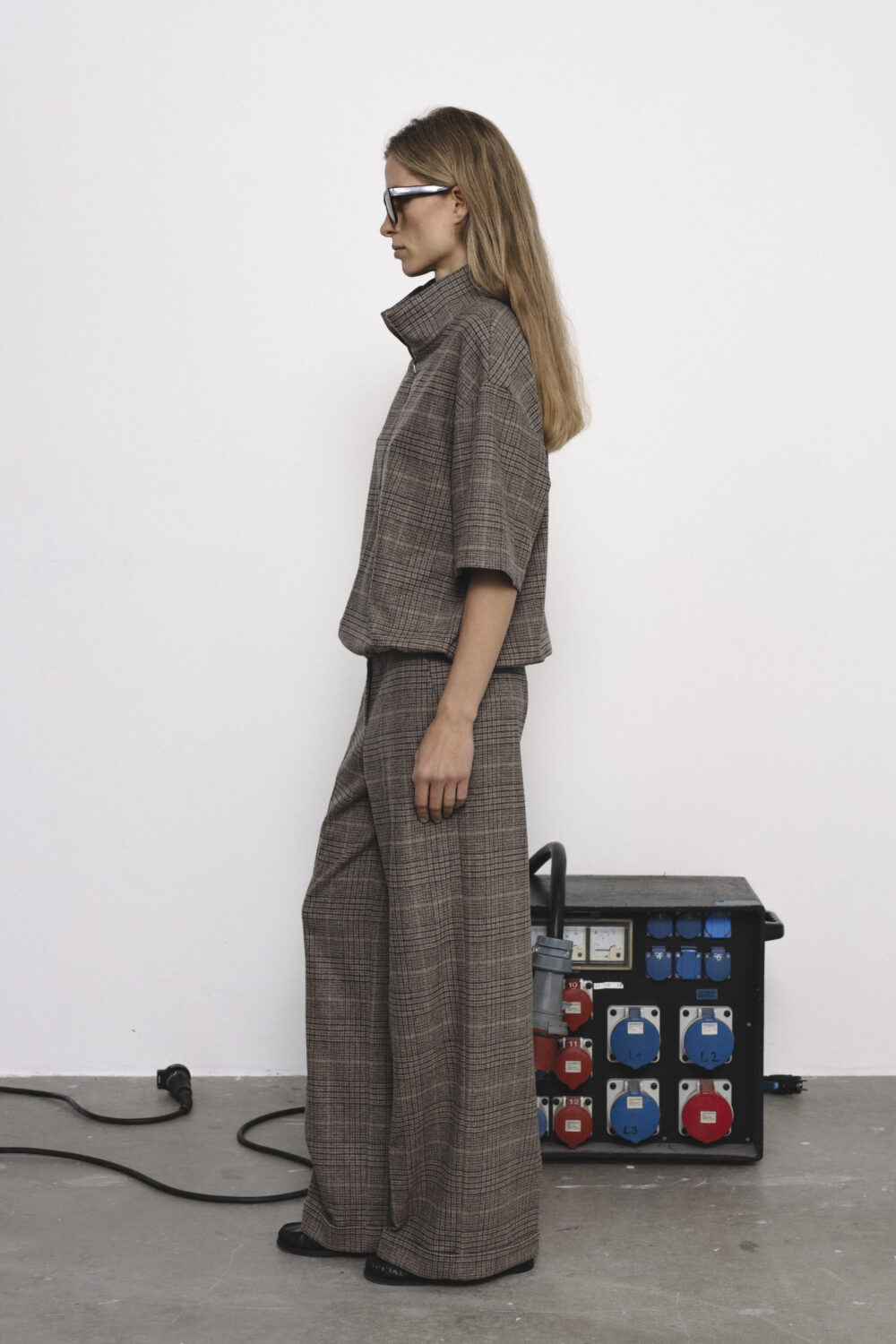 Women's clothing fashion. Lia top from unlabel f/w 25'26 collection. Minimalist style, modern design, premium quality womenswear. Made in Lithuania.
