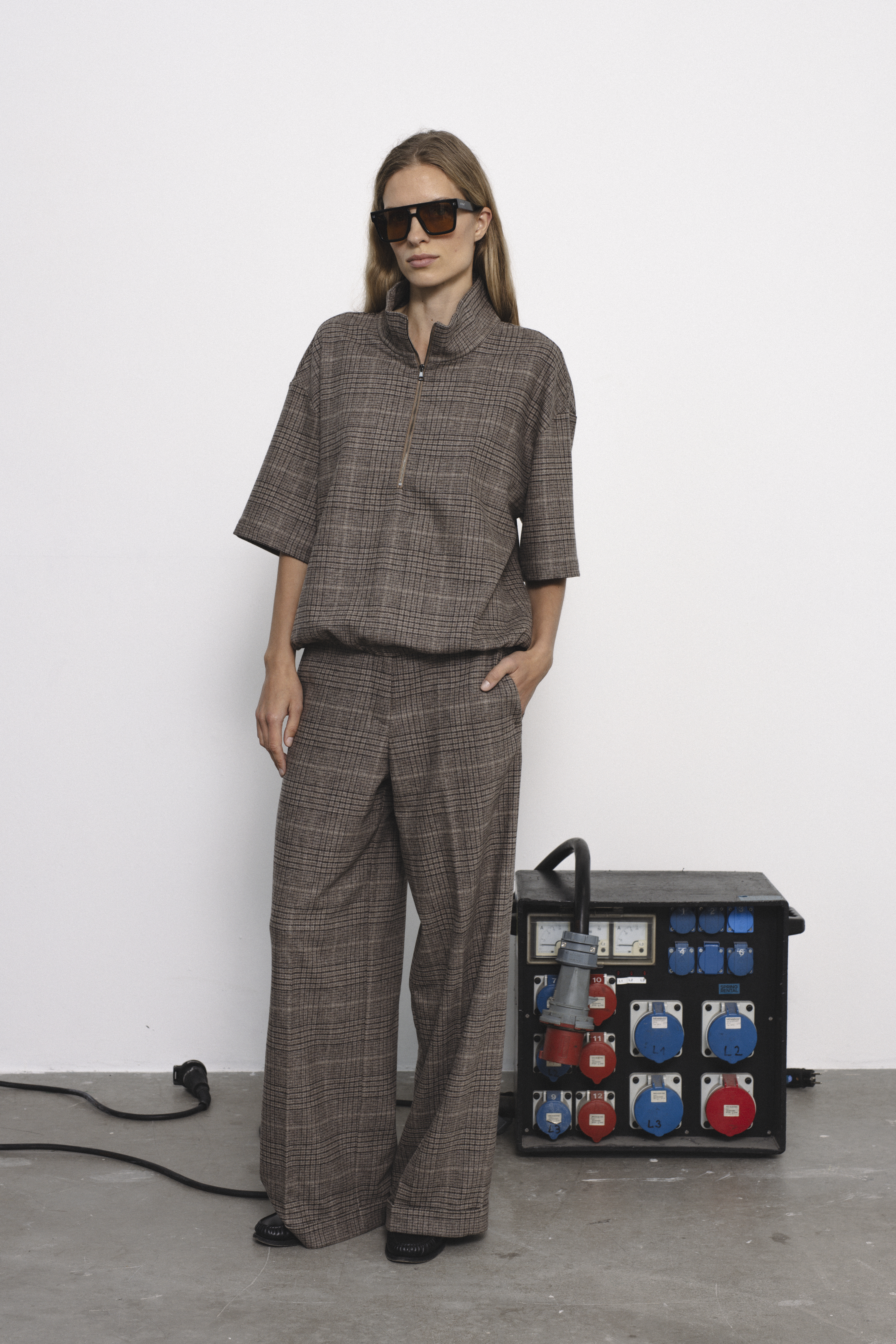 Lia top | unlabel Women's clothing fashion. Lia top from unlabel f/w 25'26 collection. Minimalist style, modern design, premium quality womenswear. Made in Lithuania.