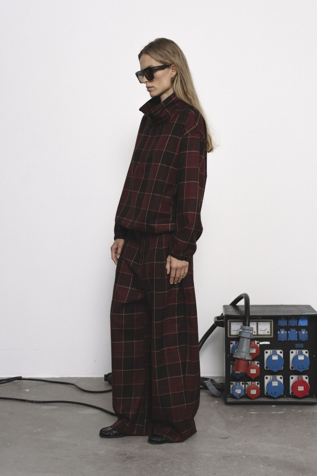 Women's clothing fashion. Lola pants from unlabel f/w 25'26 collection. Minimalist style, modern design, premium quality womenswear. Made in Lithuania.