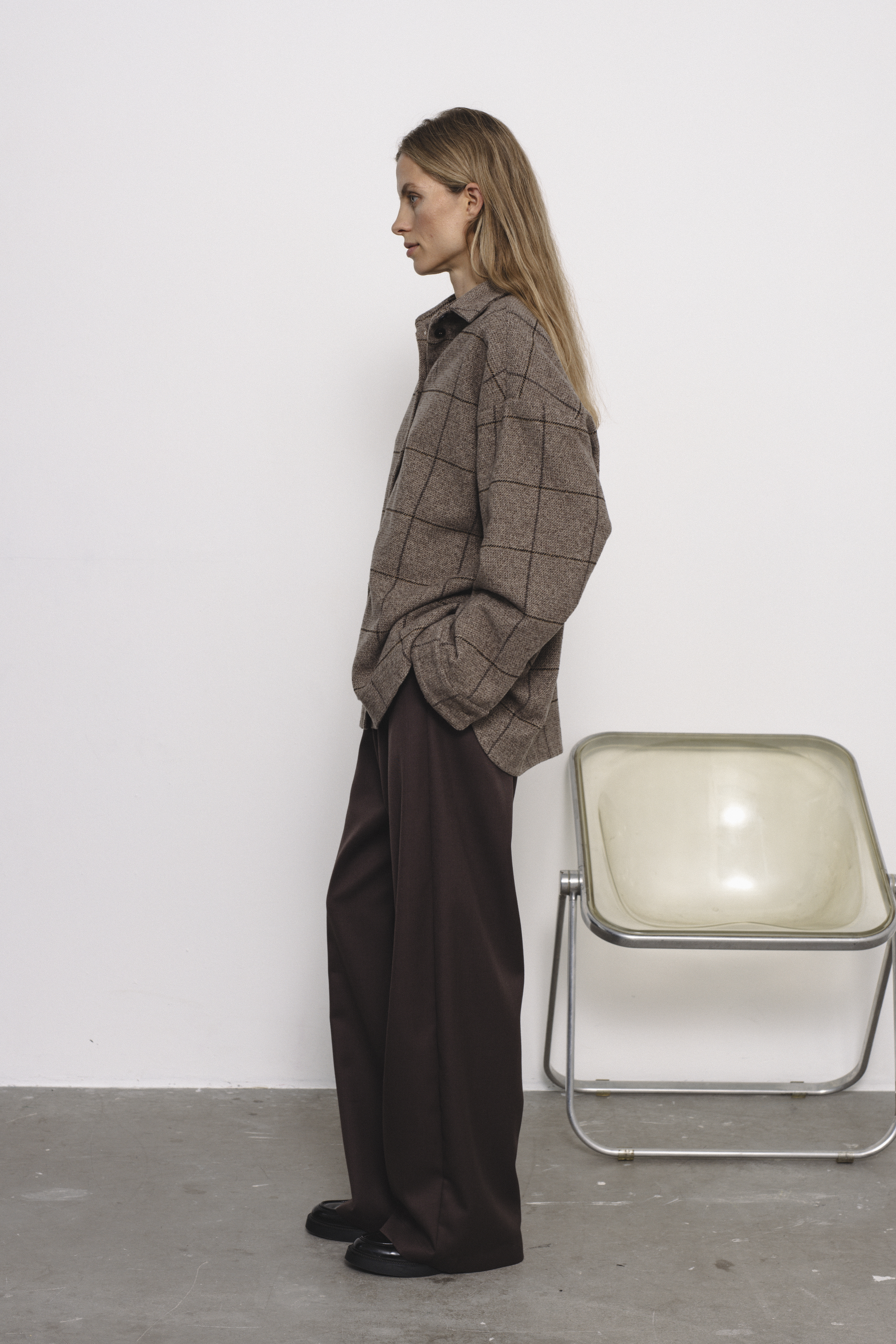 Zoe1 pants | unlabel Women's clothing fashion. Zoe1 pants from unlabel f/w 25'26 collection. Minimalist style, modern design, premium quality womenswear. Made in Lithuania.