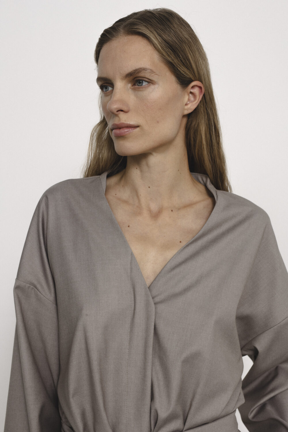 Women's clothing fashion. Coco romper from unlabel f/w 25'26 collection. Minimalist style, modern design, premium quality womenswear. Made in Lithuania.