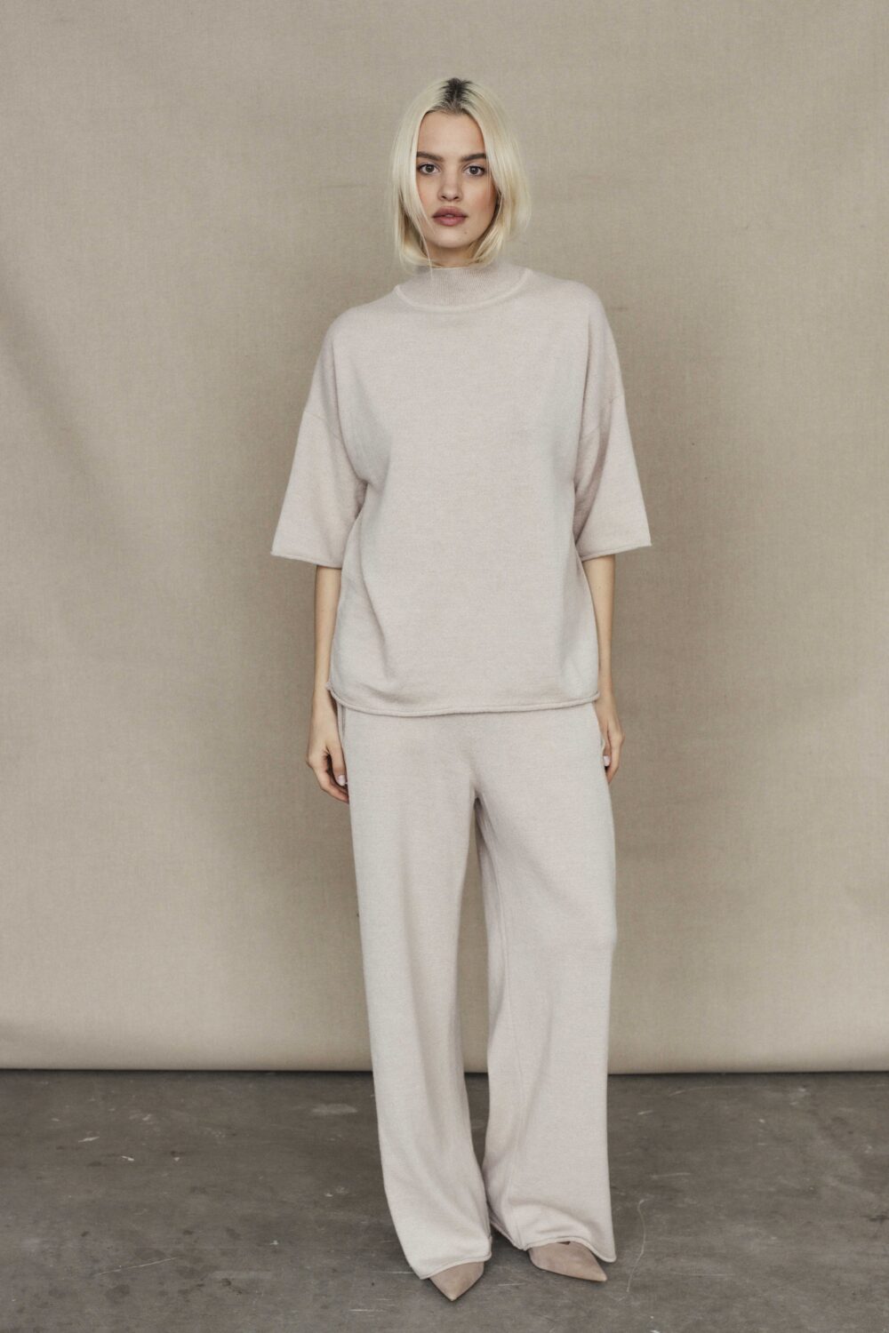 Women's clothing fashion. Ella1 top from unlabel f/w 25'26 collection. Minimalist style, modern design, premium quality womenswear. Made in Lithuania.