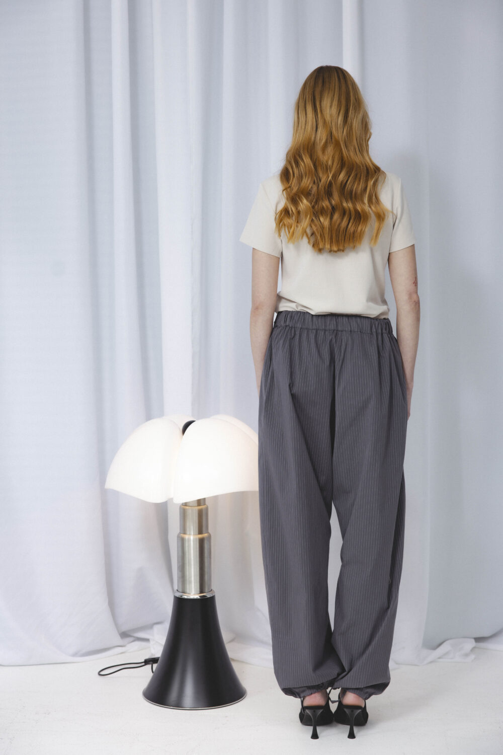 Women's clothing fashion. Gale t shirt from unlabel f/w 25'26 collection. Minimalist style, modern design, premium quality womenswear. Made in Lithuania.