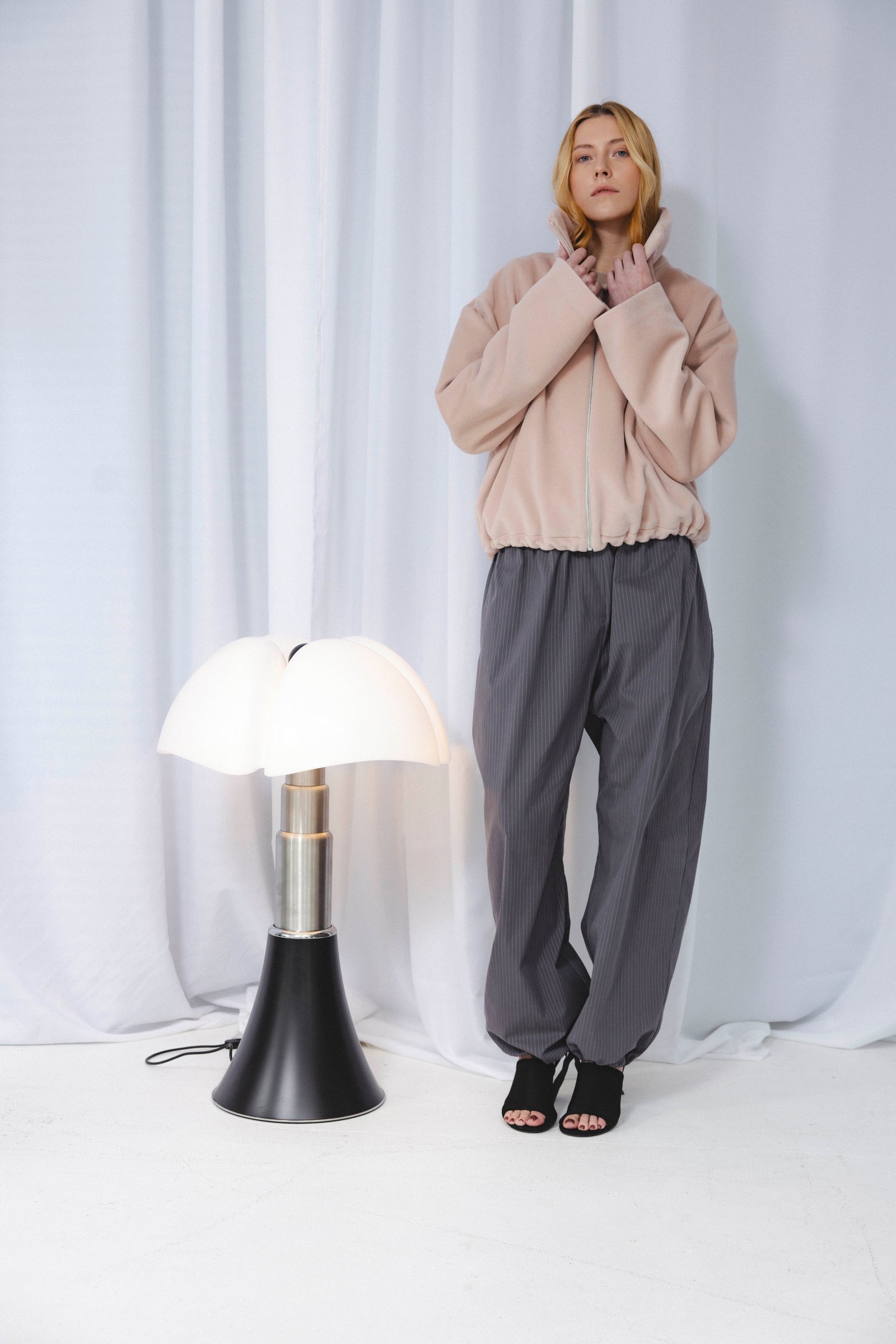 Lola pants grey | unlabel Women's clothing fashion. Lola pants grey from unlabel f/w 25'26 collection. Minimalist style, modern design, premium quality womenswear. Made in Lithuania.