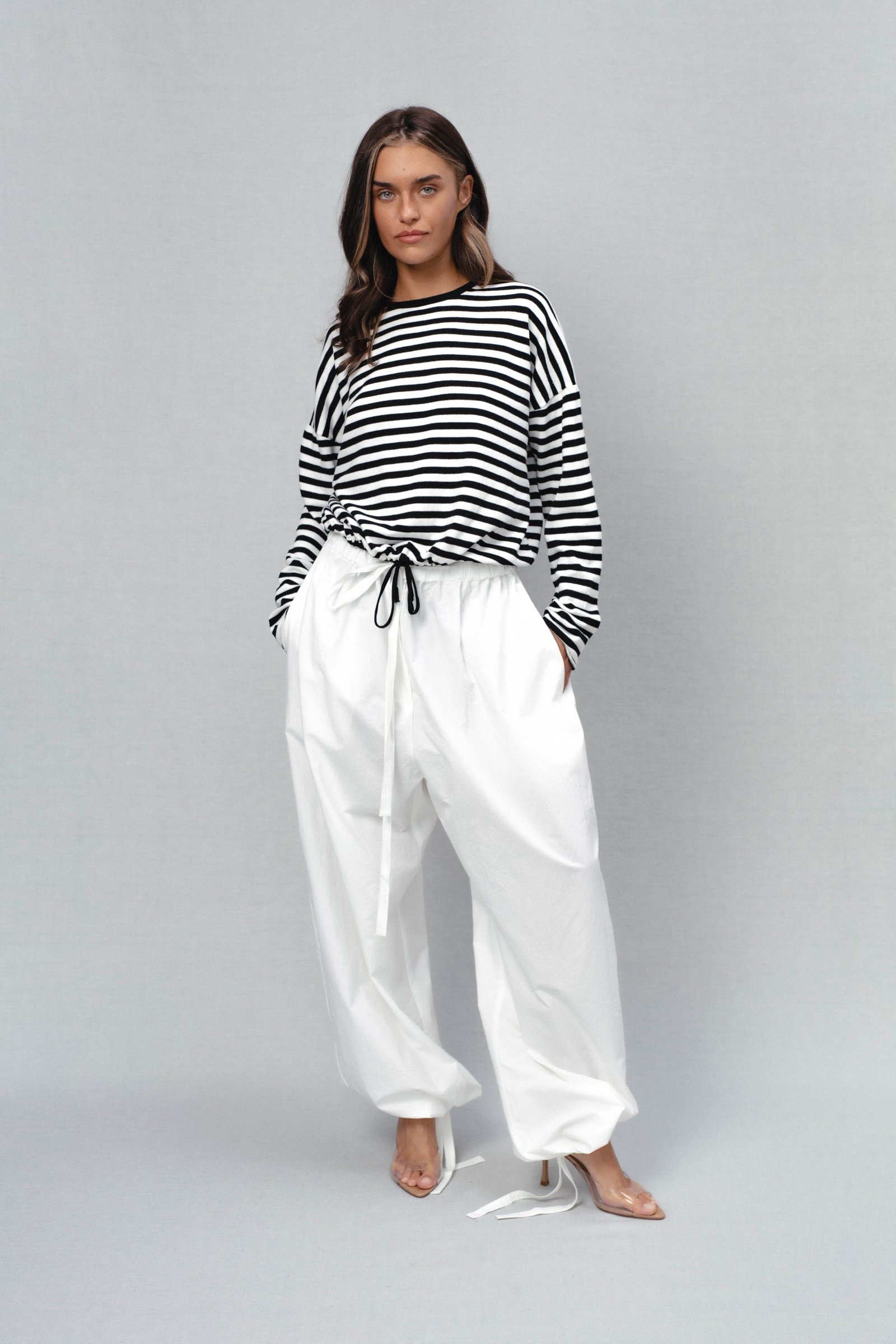 Amy4 pants | unlabel Women's clothing fashion. Amy4 pants from unlabel ss/26 collection. Minimalist style, modern design, premium quality womenswear. Made in Lithuania.