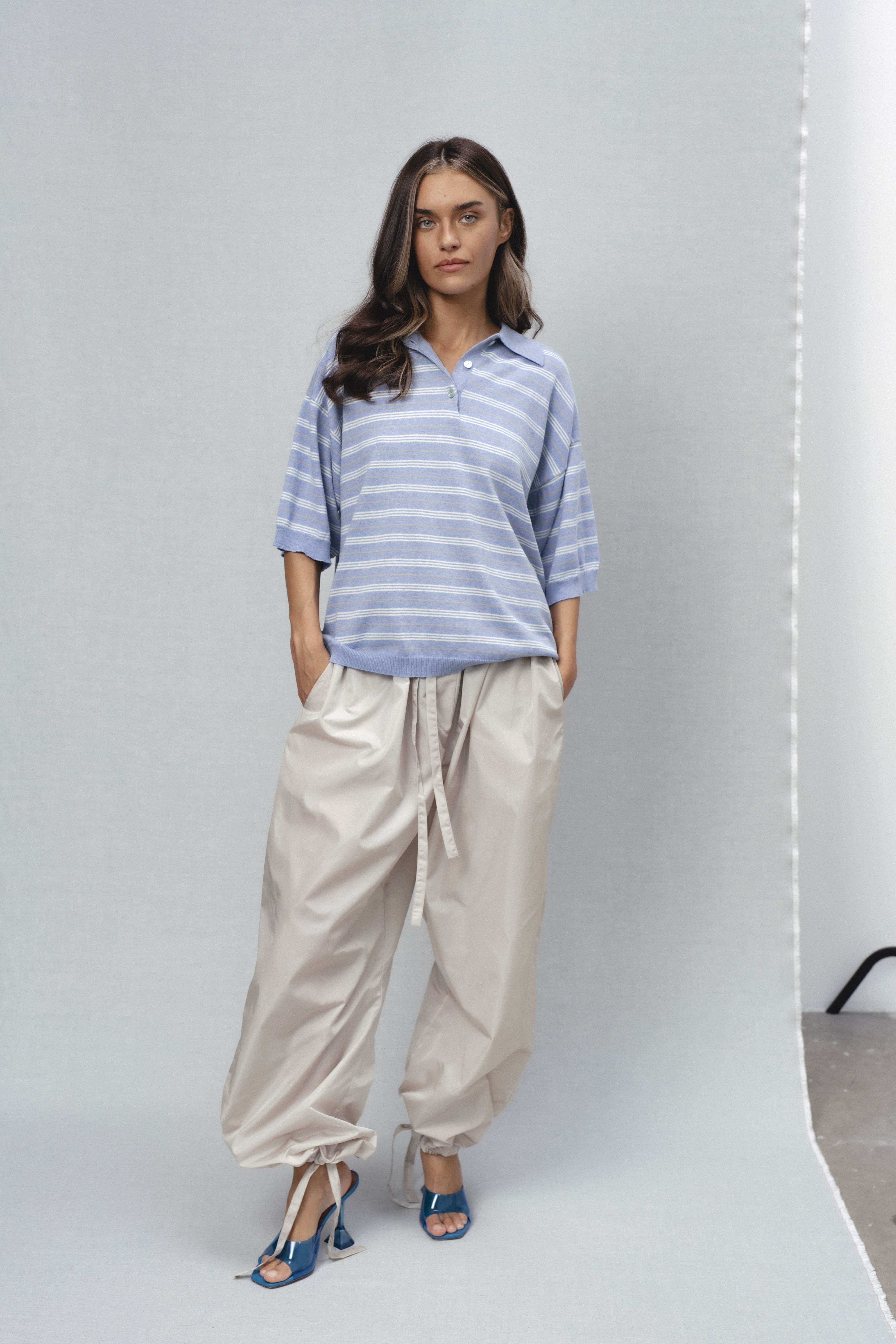 amy5 pants | unlabel Women's clothing fashion. amy5 pants from unlabel ss/26 collection. Minimalist style, modern design, premium quality womenswear. Made in Lithuania.