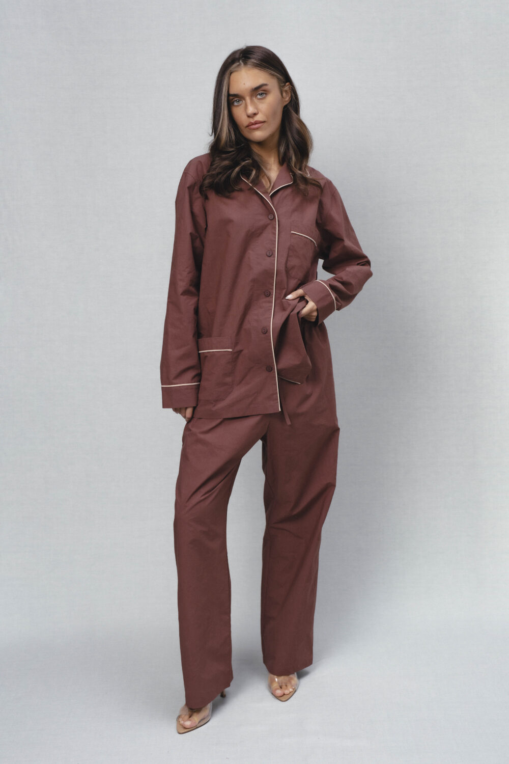 Women's clothing fashion. shiver2 from unlabel ss/26 collection. Minimalist style, modern design, premium quality womenswear. Made in Lithuania.