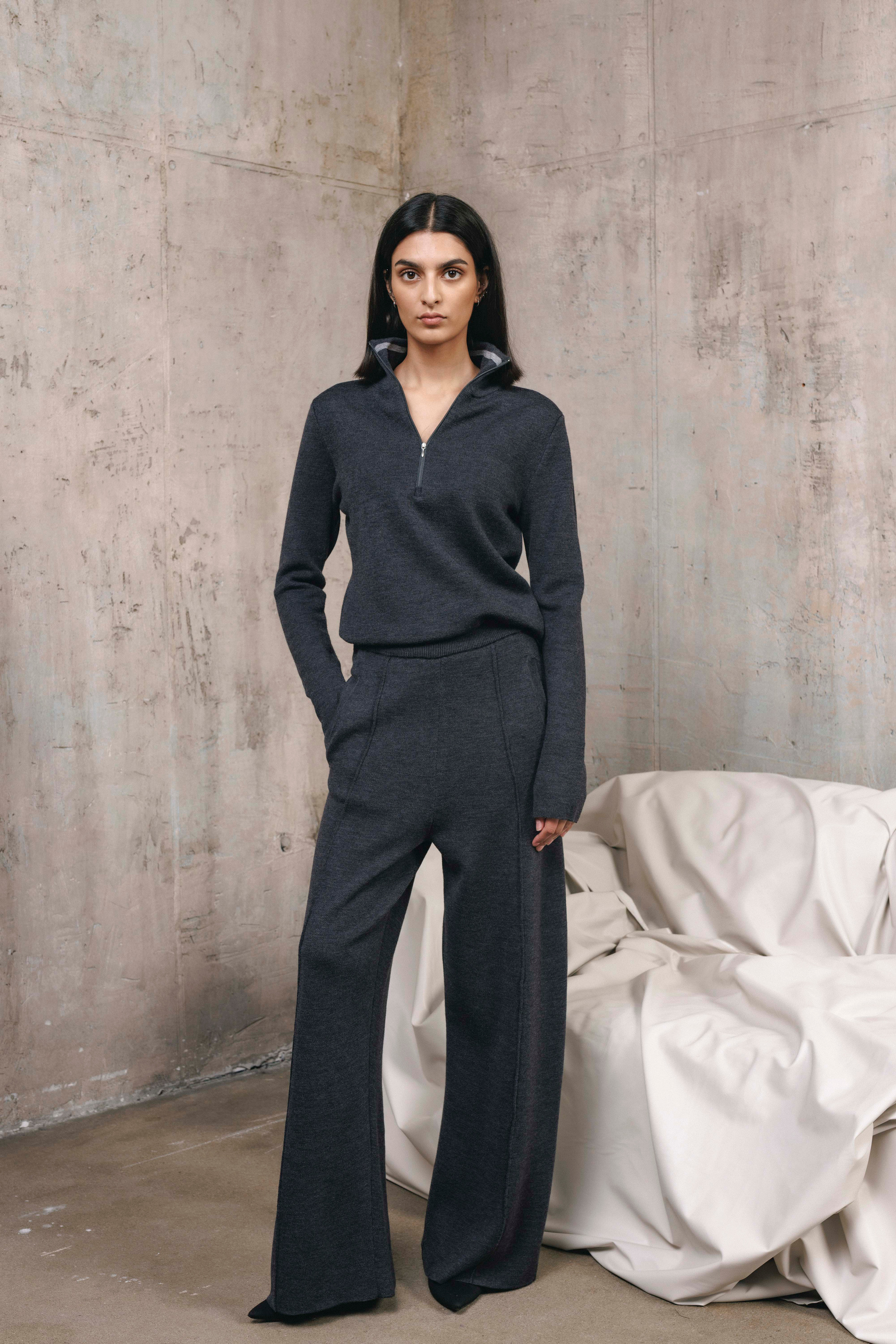 ink2 pants | unlabel Women's clothing fashion. ink2 pants from unlabel fw 26/27 collection. Minimalist style, modern design, premium quality womenswear. Made in Lithuania.