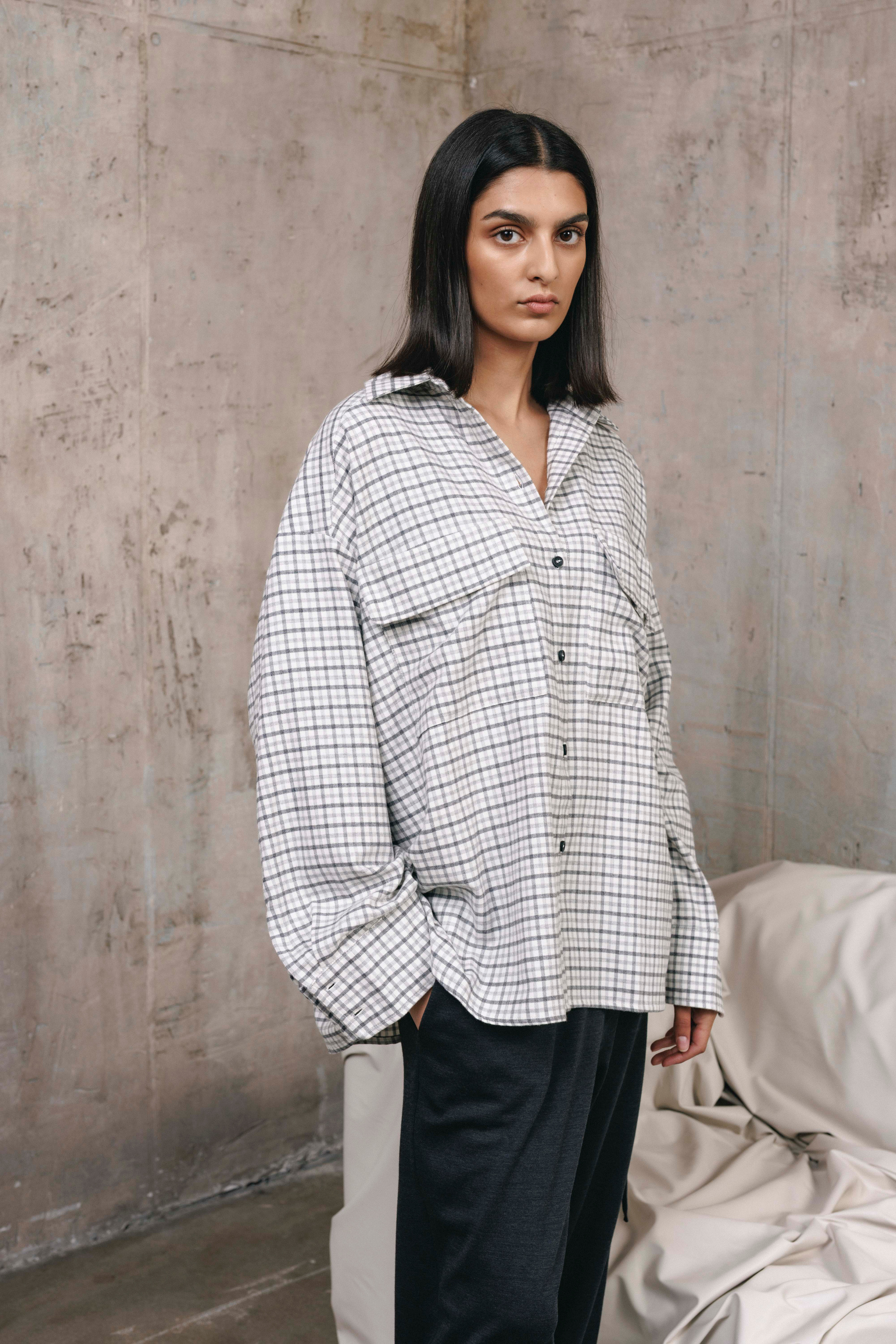 keep shirt | unlabel Women's clothing fashion. keep shirt from unlabel fw 26/27 collection. Minimalist style, modern design, premium quality womenswear. Made in Lithuania.