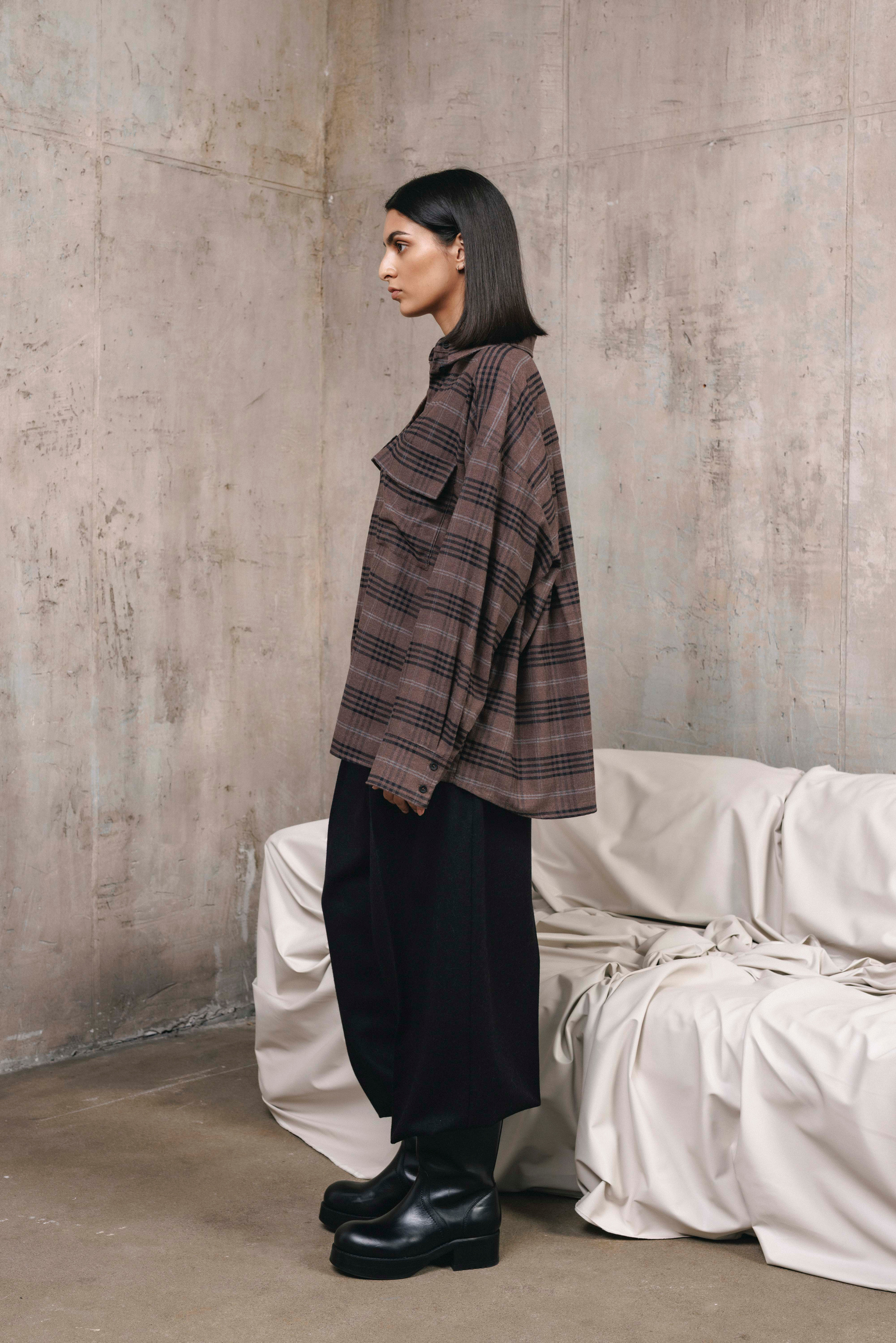 keep1 shirt | unlabel Women's clothing fashion. keep1 shirt from unlabel fw 26/27 collection. Minimalist style, modern design, premium quality womenswear. Made in Lithuania.