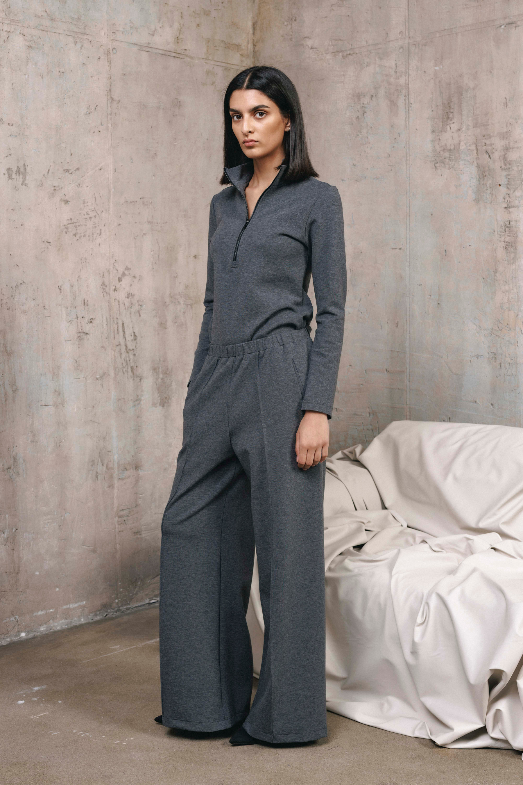 lara pants | unlabel Women's clothing fashion. lara pants from unlabel fw 26/27 collection. Minimalist style, modern design, premium quality womenswear. Made in Lithuania.