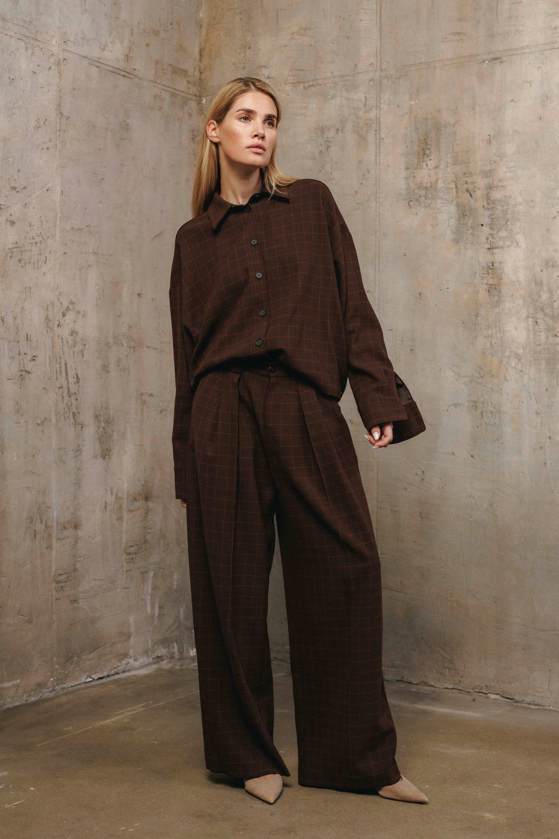 pyrite1 pants | unlabel Women's clothing fashion. pyrite1 pants from unlabel fw 26/27 collection. Minimalist style, modern design, premium quality womenswear. Made in Lithuania.