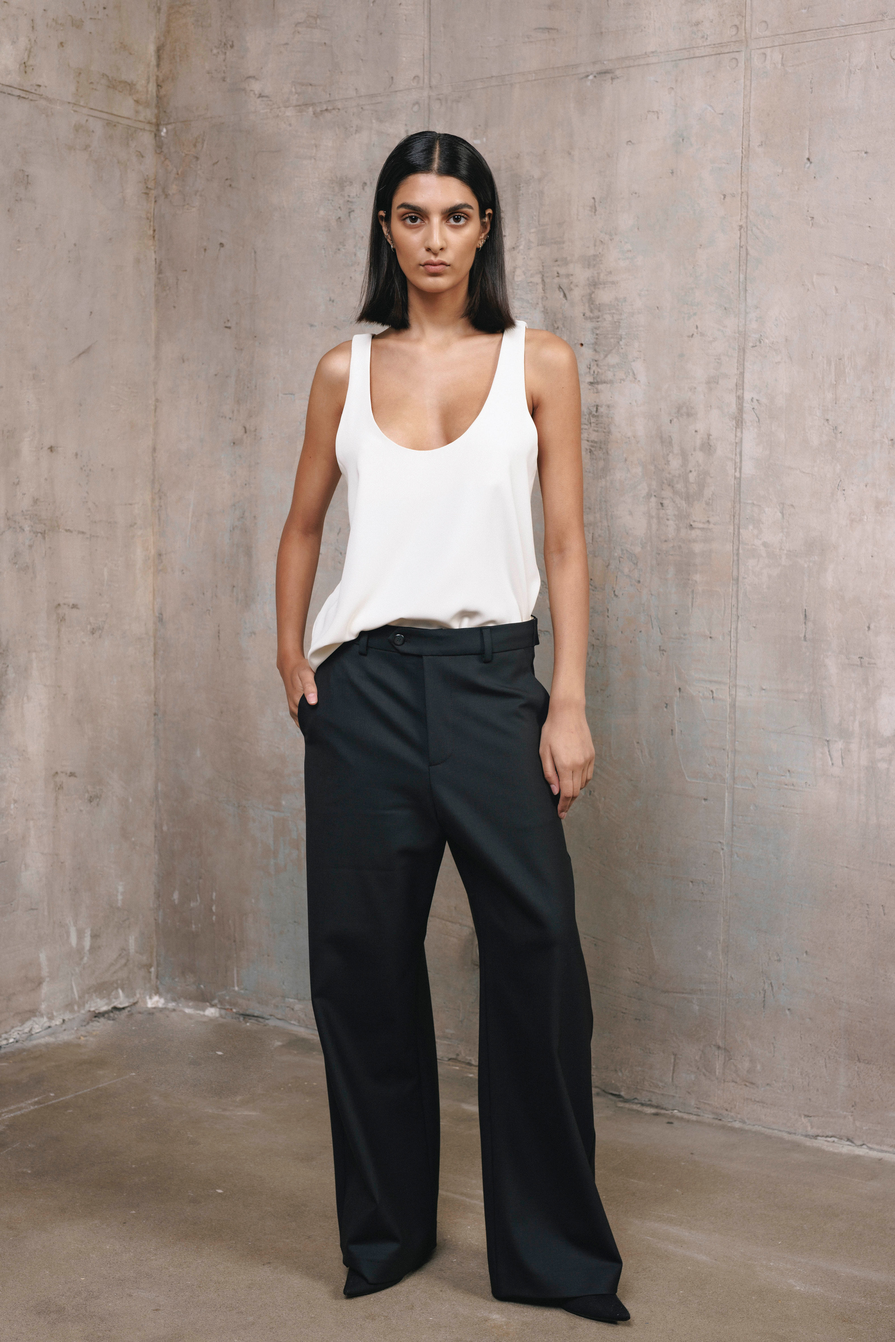 sway1 pants | unlabel Women's clothing fashion. sway1 pants from unlabel fw 26/27 collection. Minimalist style, modern design, premium quality womenswear. Made in Lithuania.